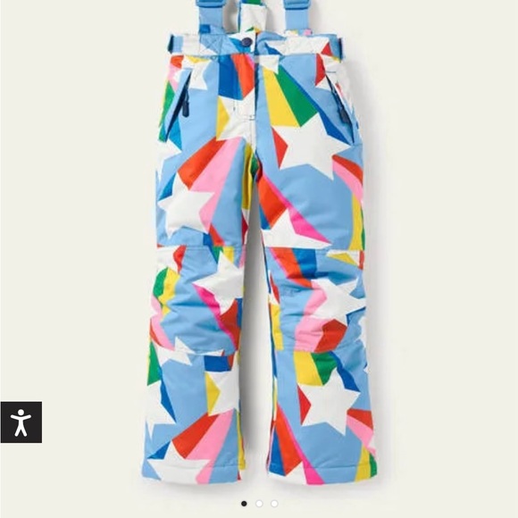 OOS! Boden Surfboard Blue Rainbow Star Snow Suit - Picture 7 of 8